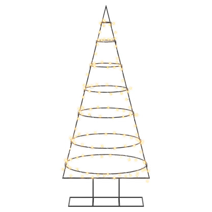 Metalen kerstboom met standaard KUOPIO 180 cm Warmwit Staal
