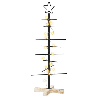 Metalen kerstboom met standaard KUOPIO 90 cm Warmwit Staal