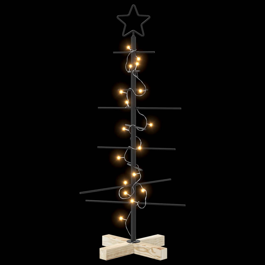 Metalen kerstboom met standaard KUOPIO 90 cm Warmwit Staal