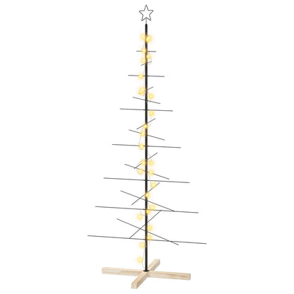 Metalen kerstboom met standaard KUOPIO 180 cm Warmwit Staal