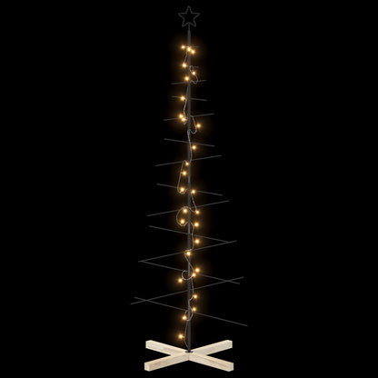 Metalen kerstboom met standaard KUOPIO 180 cm Warmwit Staal