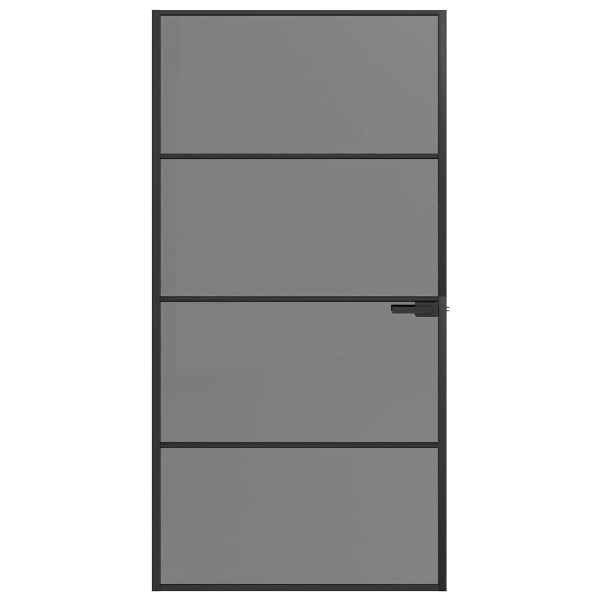 Binnendeur 102,5 x 201,5 cm Gelaagd Glas en Aluminium