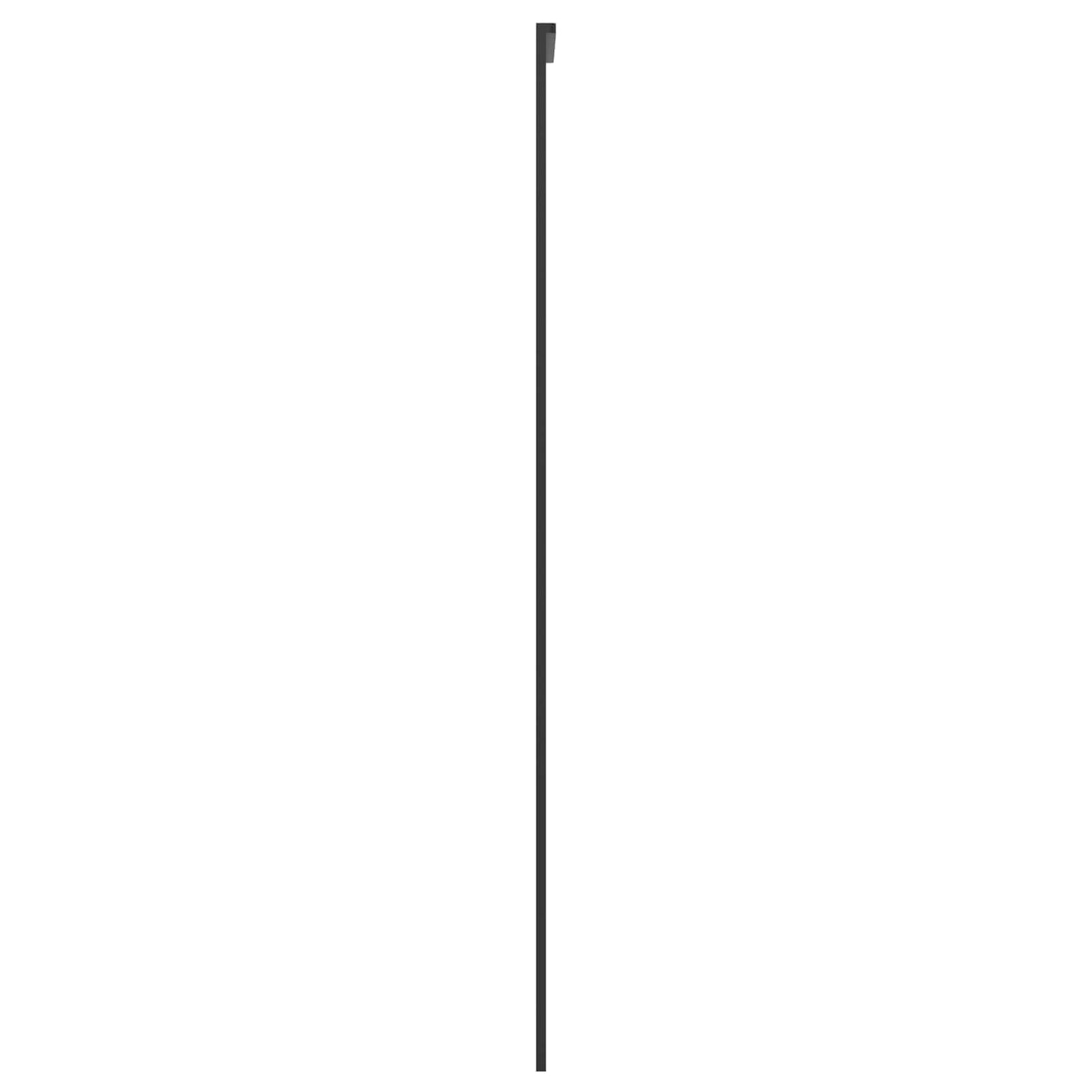 Schuifdeur 76 x 205 cm Gelaagd Glas en Aluminium