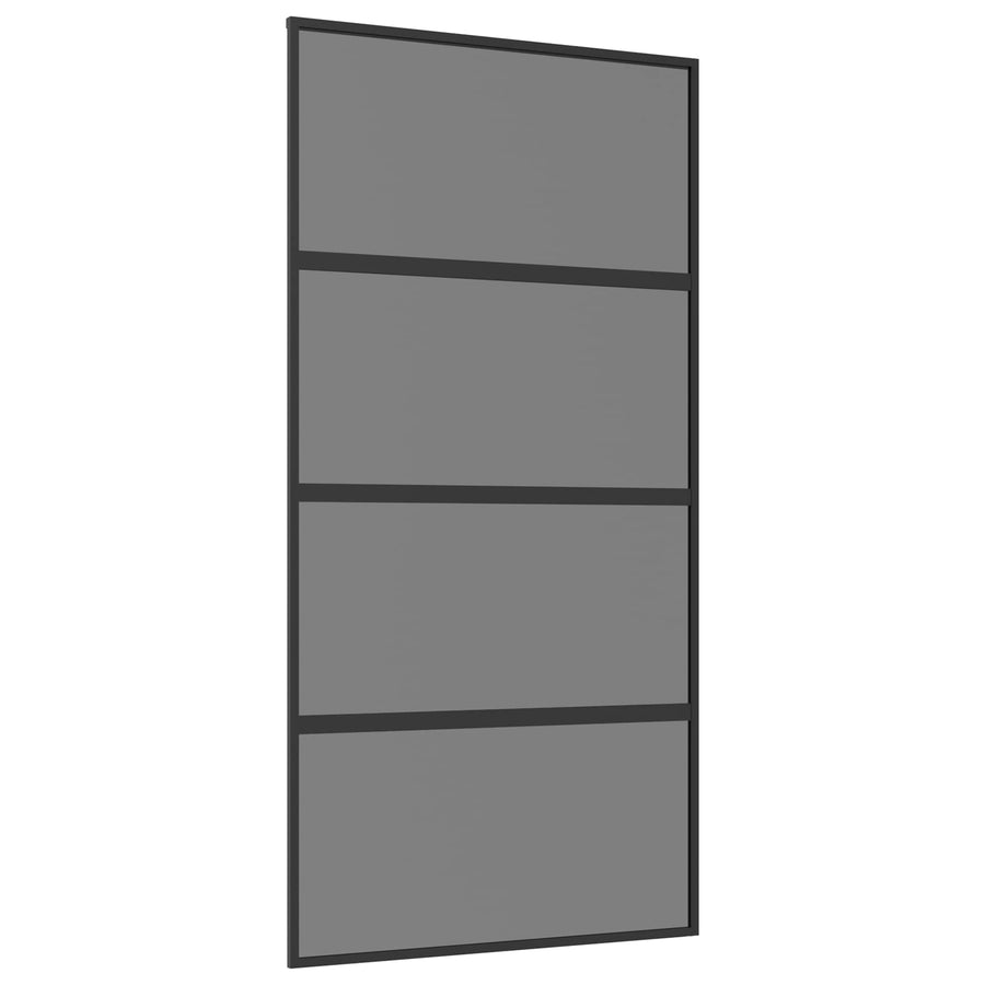 Schuifdeur 102.5 x 205 cm Gelaagd Glas en Aluminium