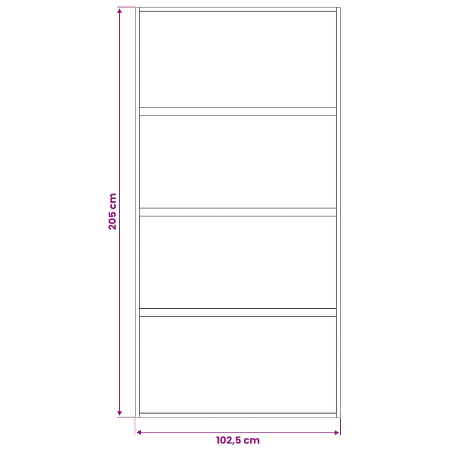 Schuifdeur 102.5 x 205 cm Gelaagd Glas en Aluminium
