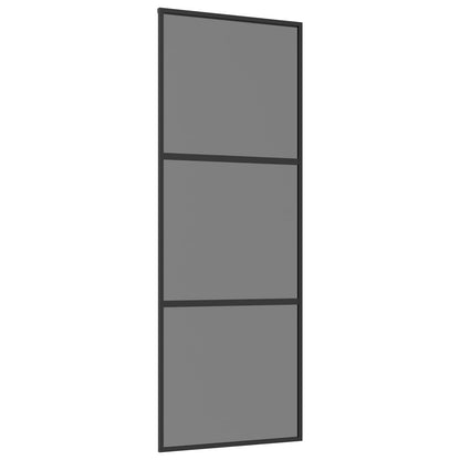 Schuifdeur 76 x 205 cm Gelaagd Glas en Aluminium