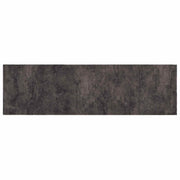 Keukenmat 180x60 cm zwart beton polyamide