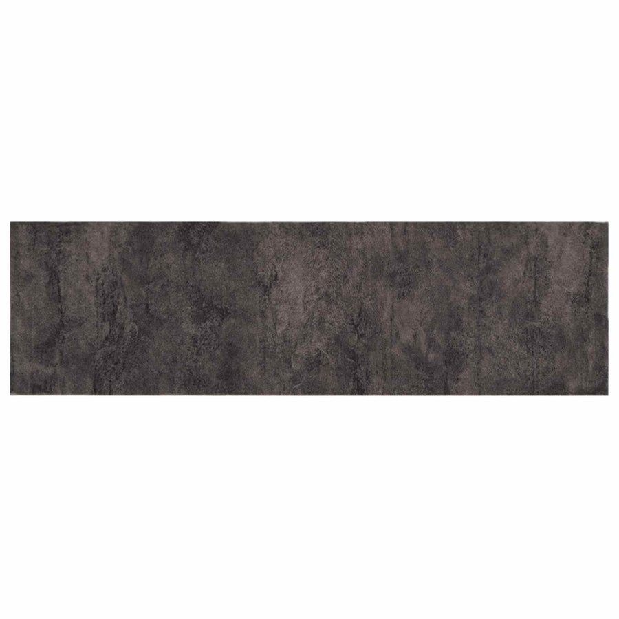 Keuken Vloerkleed zwart beton 180 x 60 cm 100% Polyamide
