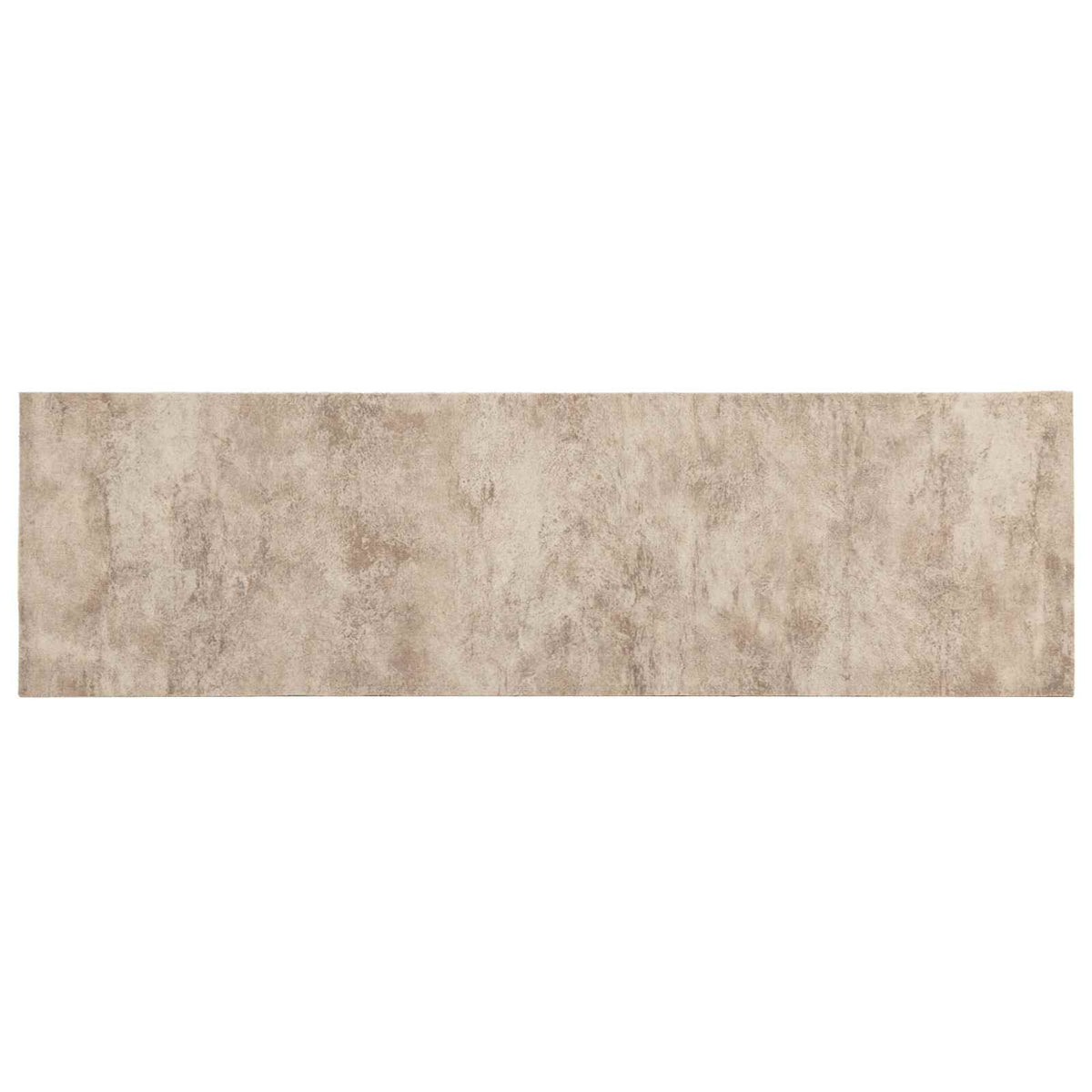 Keuken Vloerkleed Beige beton 180 x 60 cm 100% Polyamide
