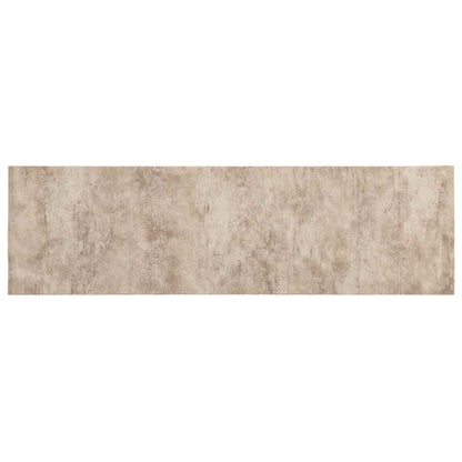 Keuken Vloerkleed Beige beton 180 x 60 cm 100% Polyamide