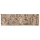 Keuken vloerkleed bruin beton 150x45 cm polyamide