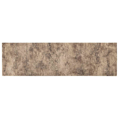 Keuken Vloerkleed Bruin beton 150 x 45 cm 100% Polyamide
