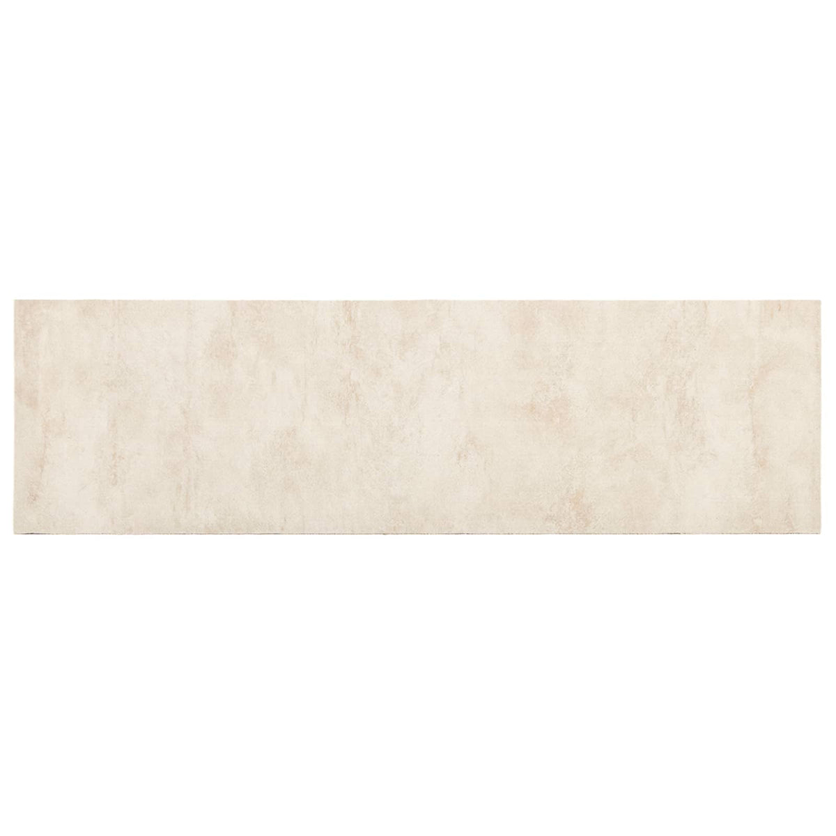 Keuken Vloerkleed crèmekleurig beton 180 x 60 cm 100% Polyamide