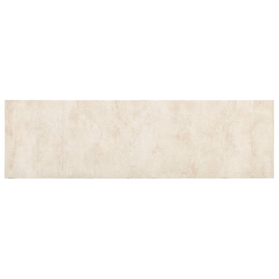 Keuken Vloerkleed crèmekleurig beton 180 x 60 cm 100% Polyamide