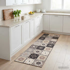 Keukenlooplaken grijs-beige mozaïek 300x60 cm
