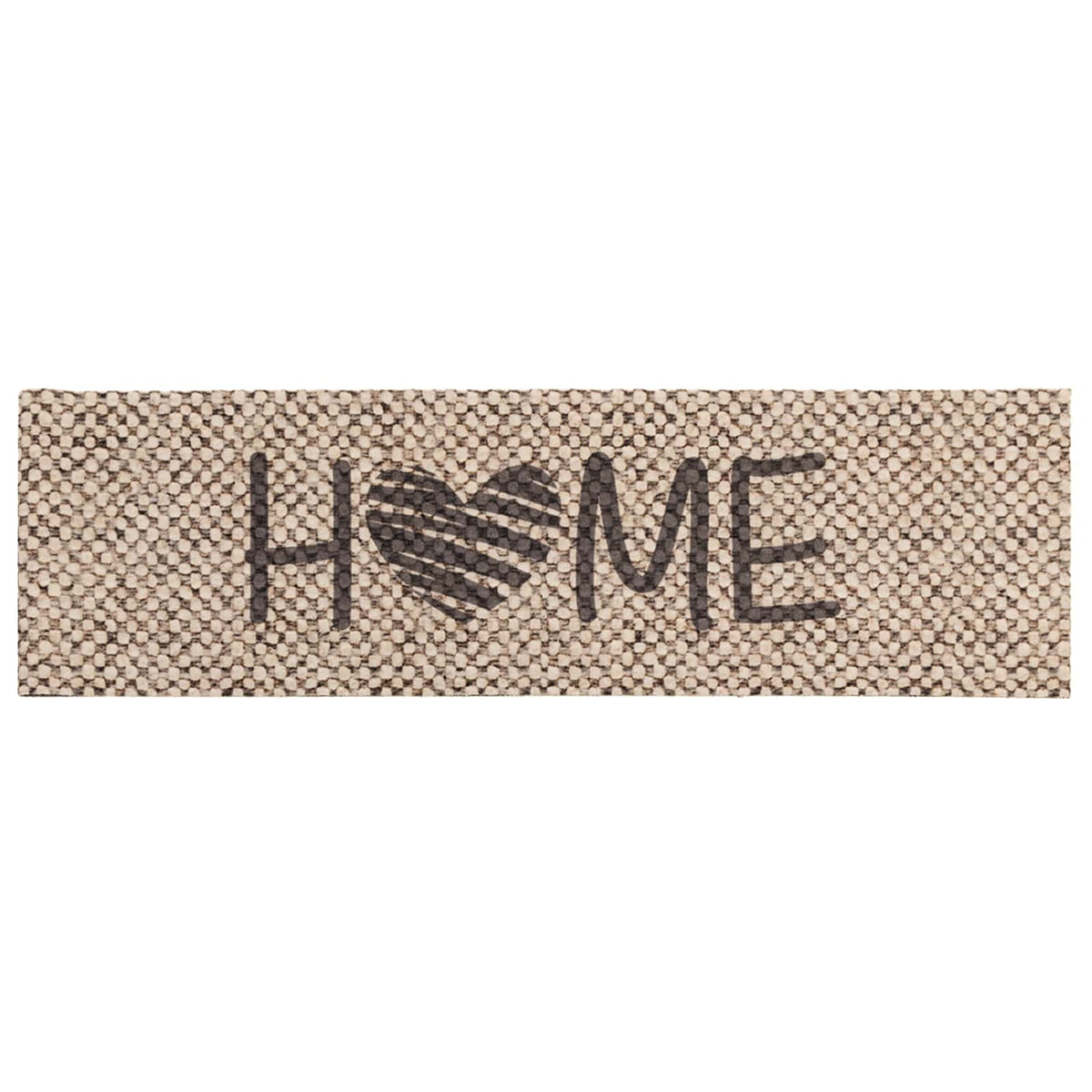 Keuken Vloerkleed Beige Home 300 x 60 cm 100% Polyamide Wasbaar