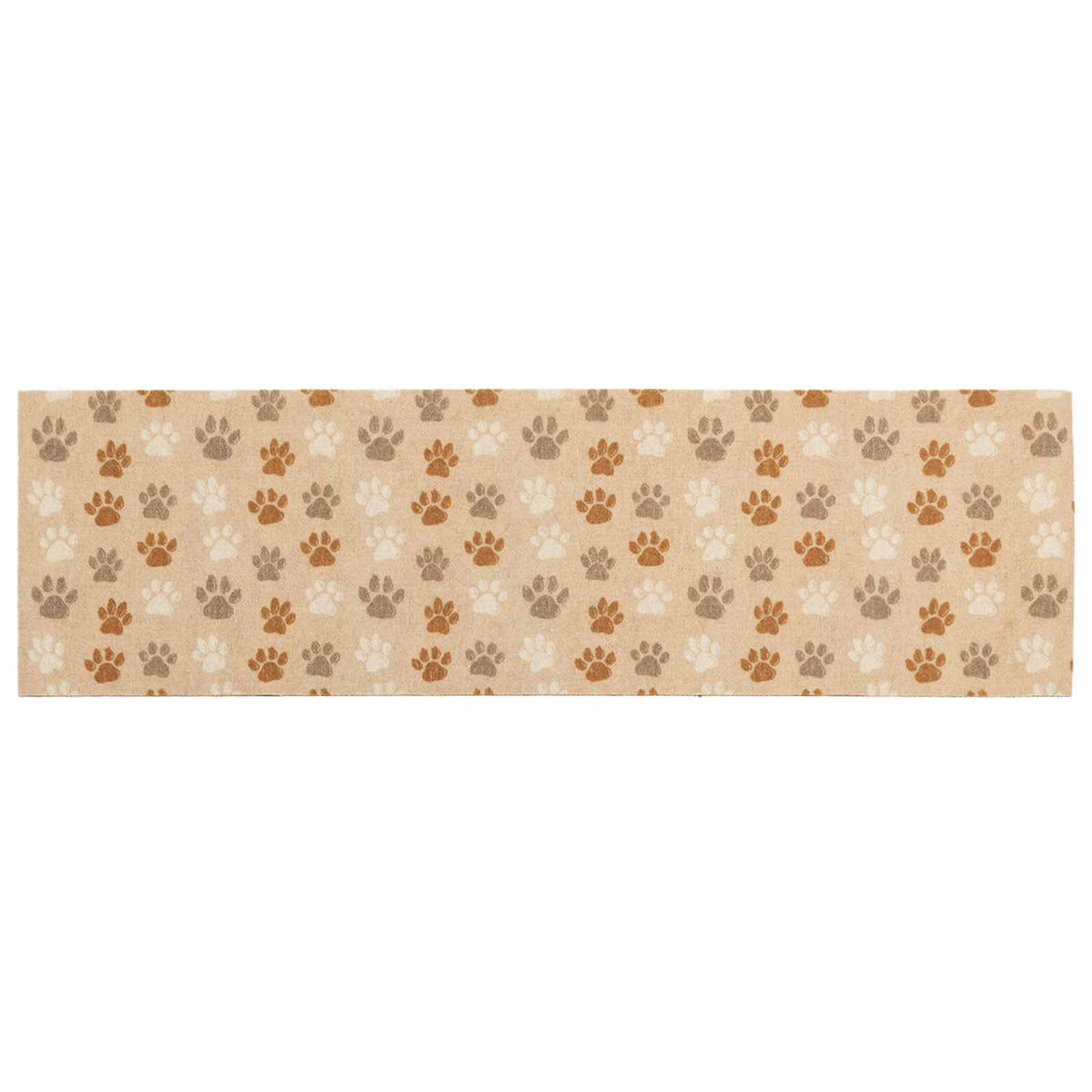 Keuken Vloerkleed Beige poten 180 x 60 cm 100% Polyamide