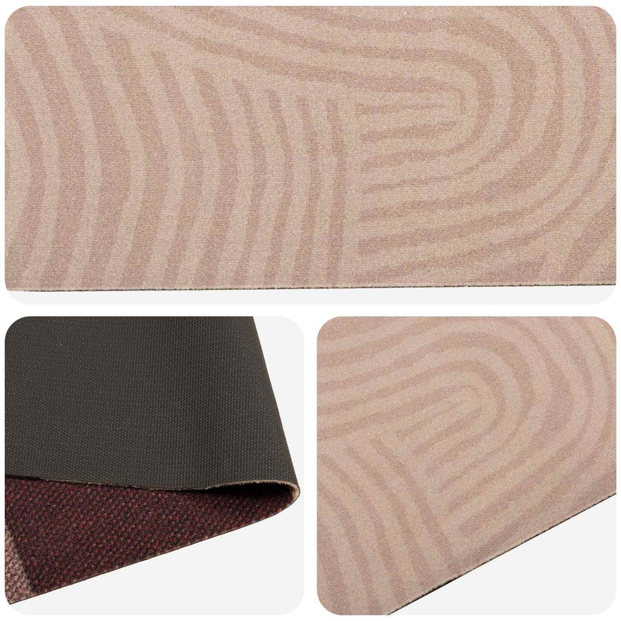 Keuken Vloerkleed taupe Scandinavisch 180 x 60 cm