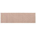 Keukenmat taupe 180 x 60 cm polyamide
