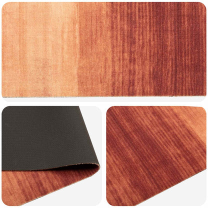 Keuken Vloerkleed oranje tint 300 x 60 cm 100% Polyamide