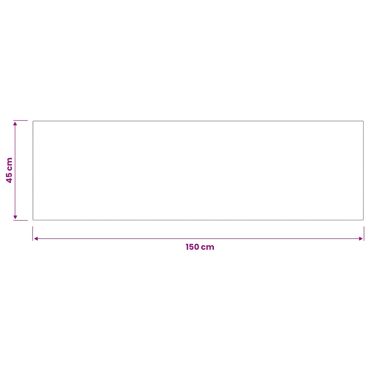 Keuken Vloerkleed Blauwe Schaduw 150 x 45 cm 100% Polyamide