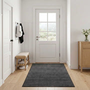 Deurmat 180x120 cm lichtgrijs polyamide