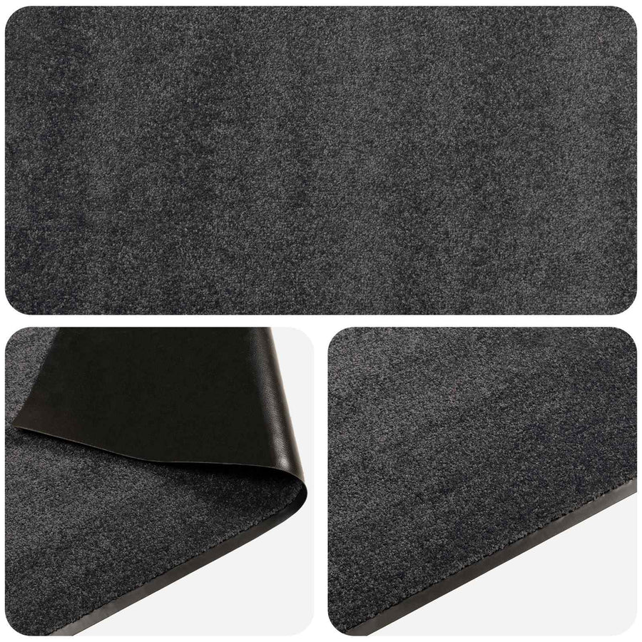 Deurmat Lichtgrijs 250 x 120 cm 100% Polyamide