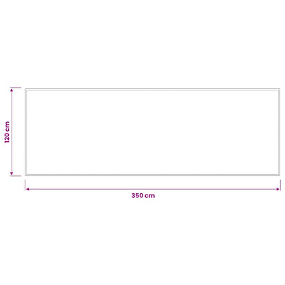 Deurmat Lichtgrijs 350 x 120 cm 100% Polyamide