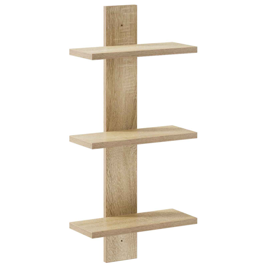 Wandplank Sonoma Eiken 30 x 13.5 x 64.5 cm Bewerkt hout