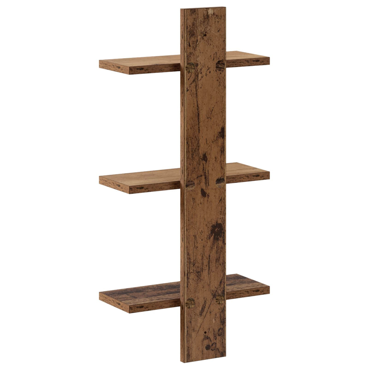 Wandplank Oud hout 30 x 13,5 x 64,5 cm Bewerkt hout