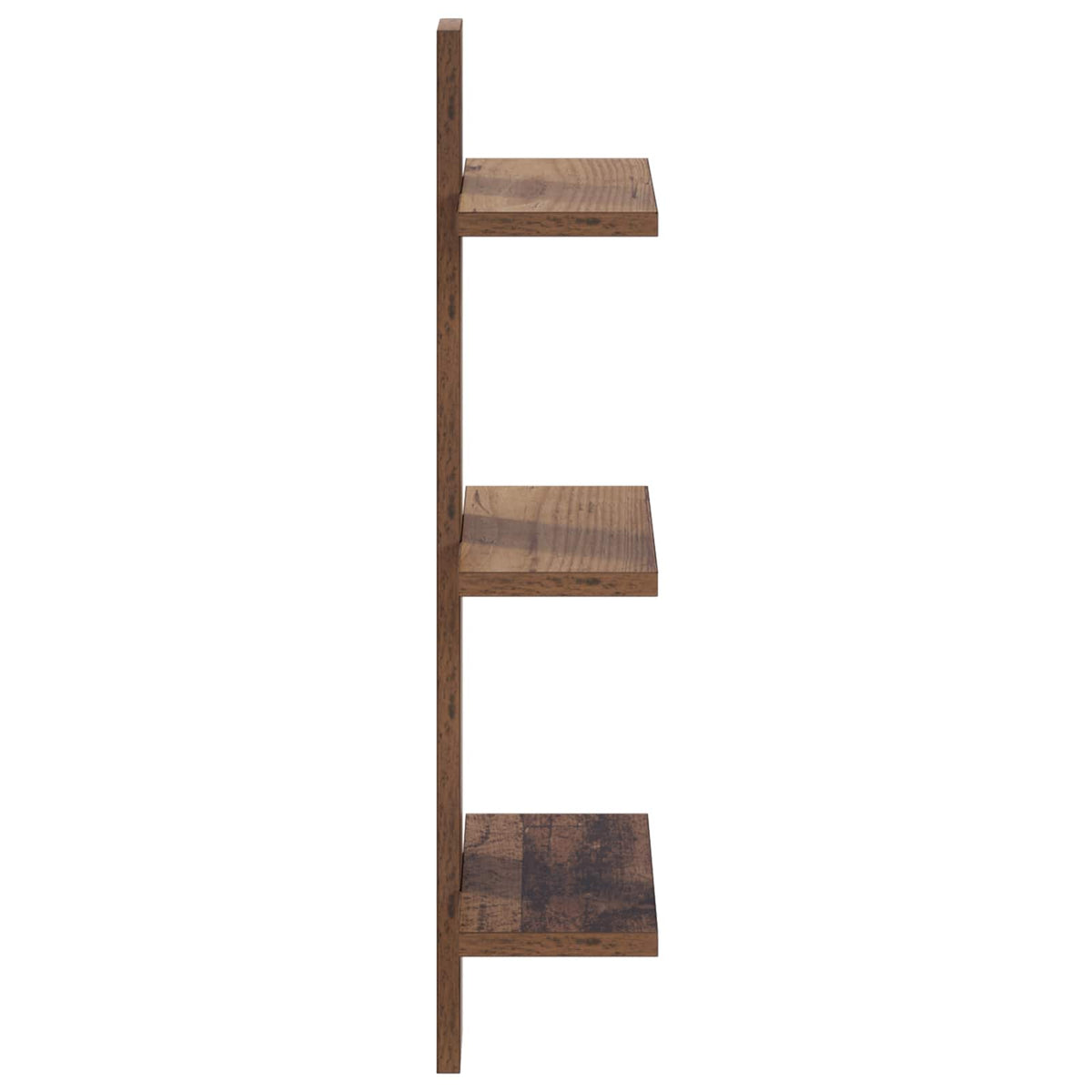 Wandplank Oud hout 30 x 13,5 x 64,5 cm Bewerkt hout