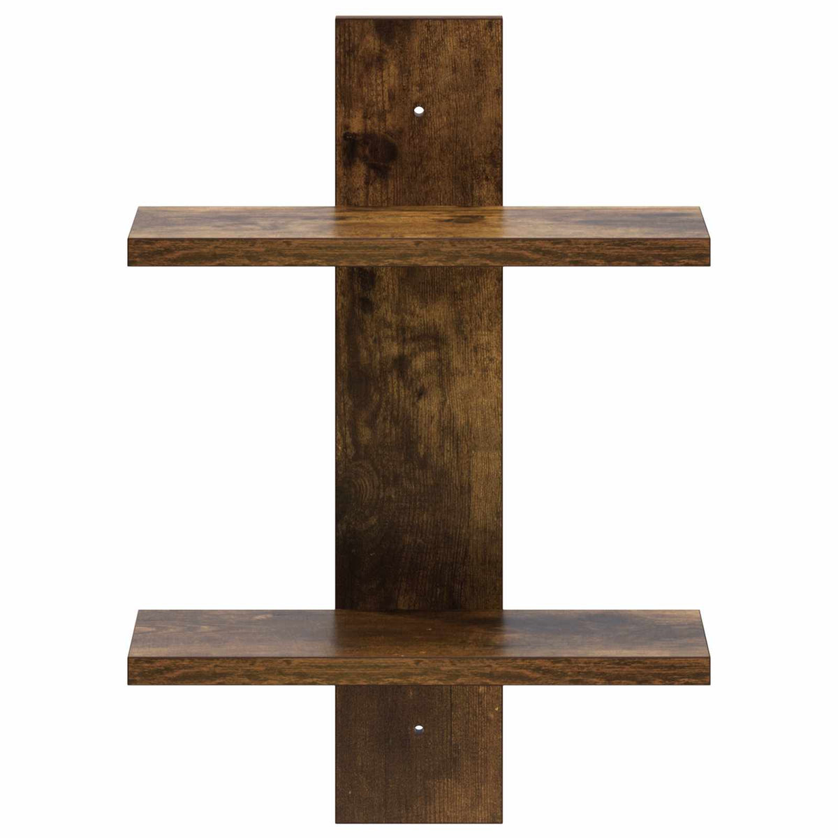 Wandplank Gerookt eiken 30 x 13.5 x 43 cm Bewerkt hout