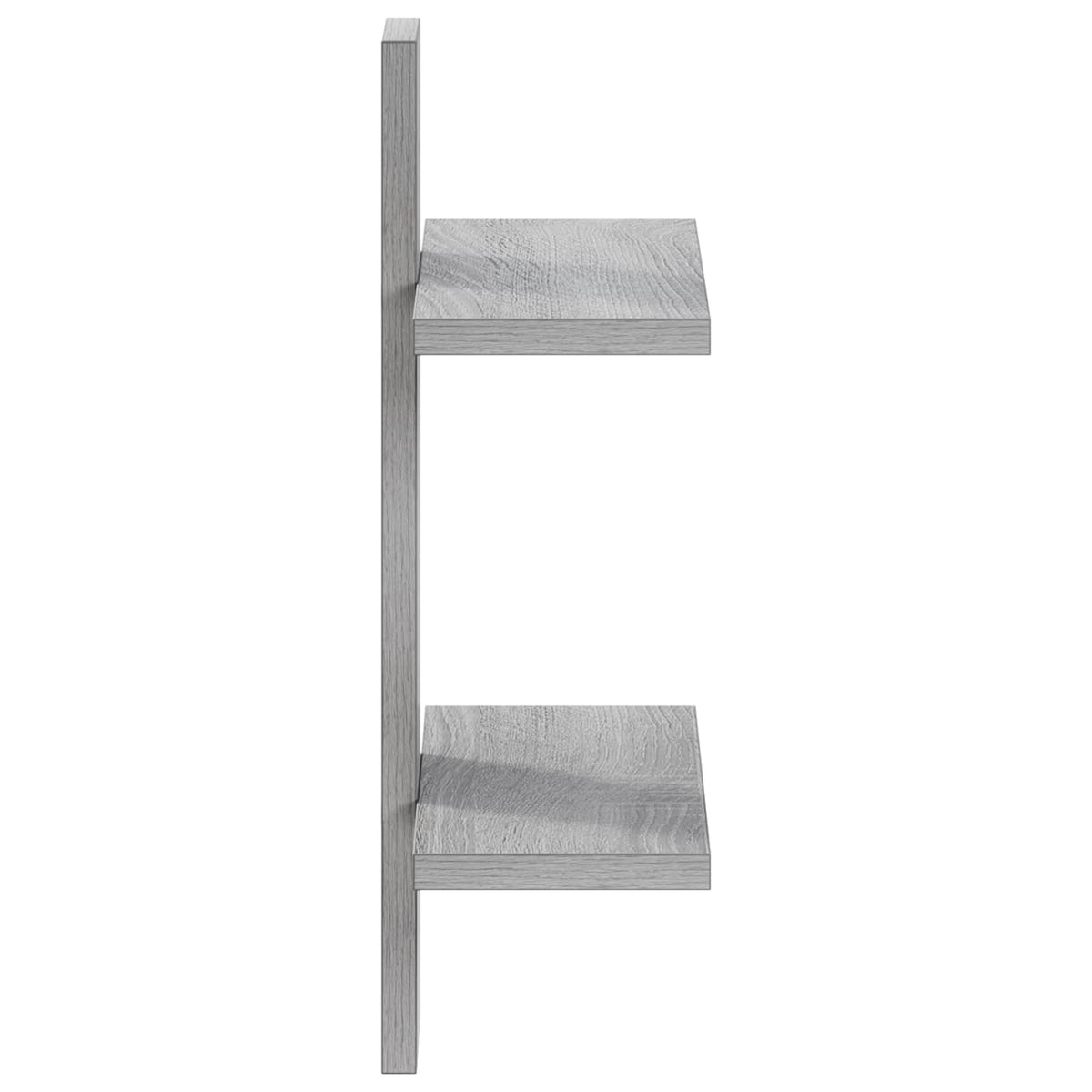 Wandplank Grijs Sonoma 30 x 13.5 x 43 cm Bewerkt hout