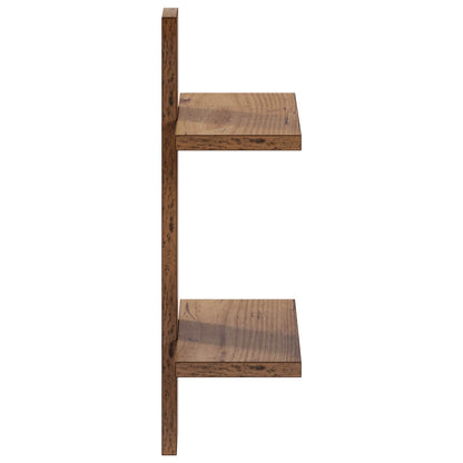 Wandplank Oud hout 30 x 13.5 x 43 cm Bewerkt hout