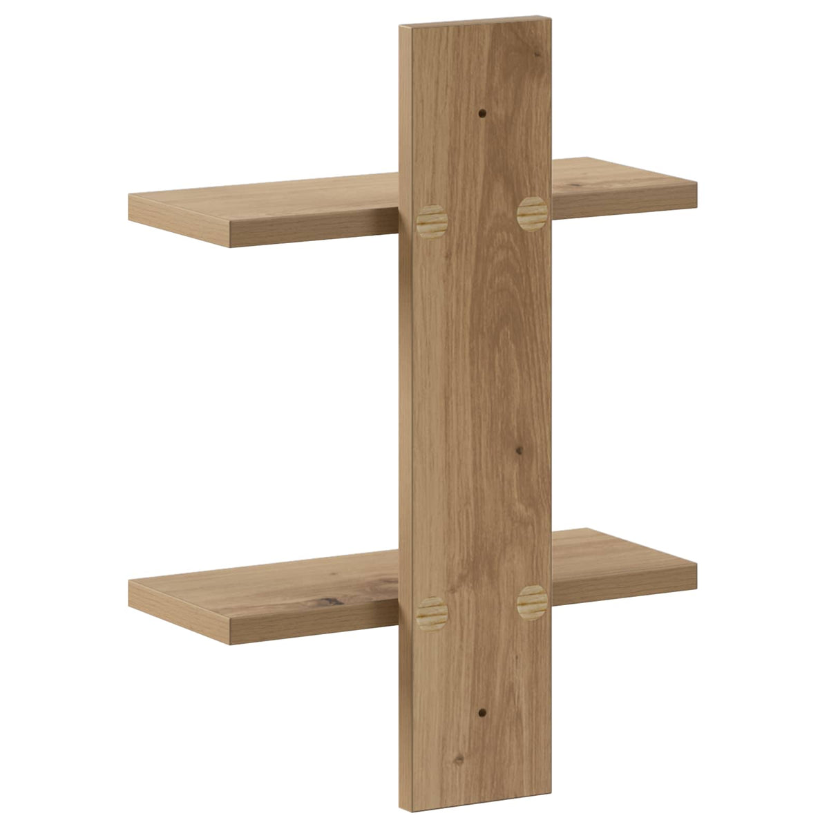 Wandplank Artisan eiken 30 x 13.5 x 43 cm Bewerkt hout