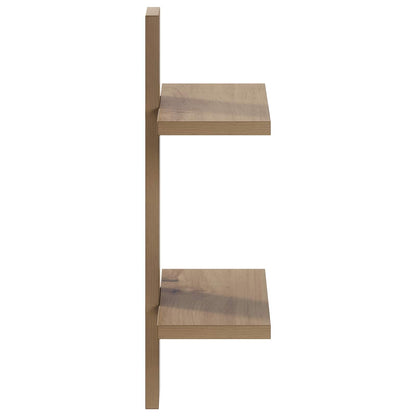 Wandplank Artisan eiken 30 x 13.5 x 43 cm Bewerkt hout