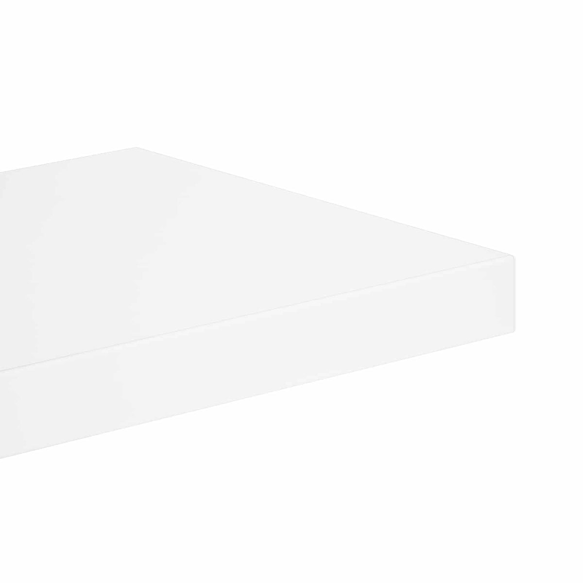 Wandplank Wit 61 x 13,5 x 105 cm Bewerkt hout