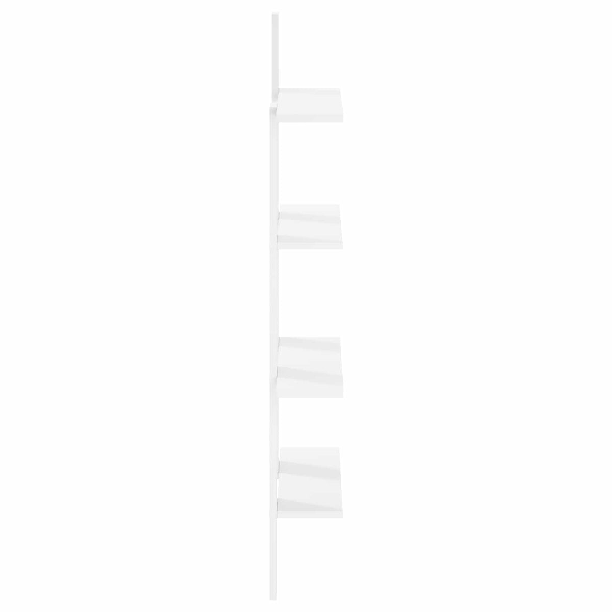Wandplank Wit 61 x 13,5 x 105 cm Bewerkt hout