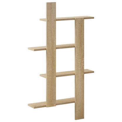 Wandplank Sonoma Eiken 61 x 13,5 x 105 cm Bewerkt hout