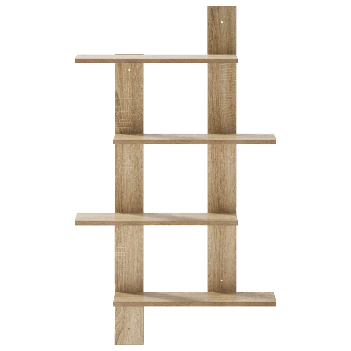 Wandplank Sonoma Eiken 61 x 13,5 x 105 cm Bewerkt hout