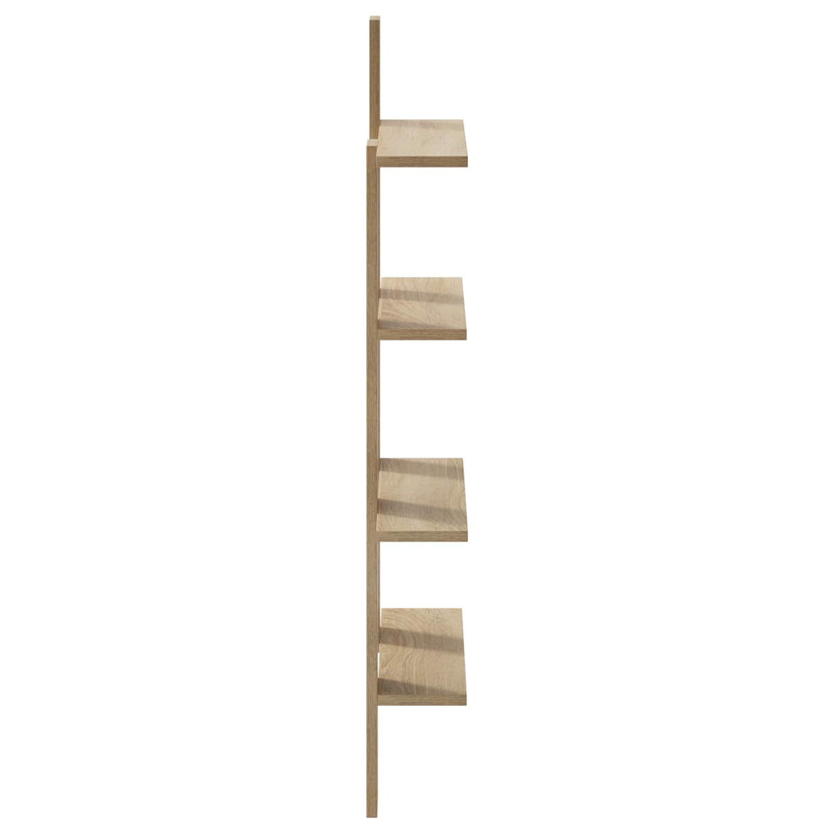 Wandplank Sonoma Eiken 61 x 13,5 x 105 cm Bewerkt hout