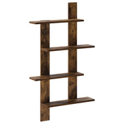 Wandplank gerookt eiken 61x13,5x105 cm