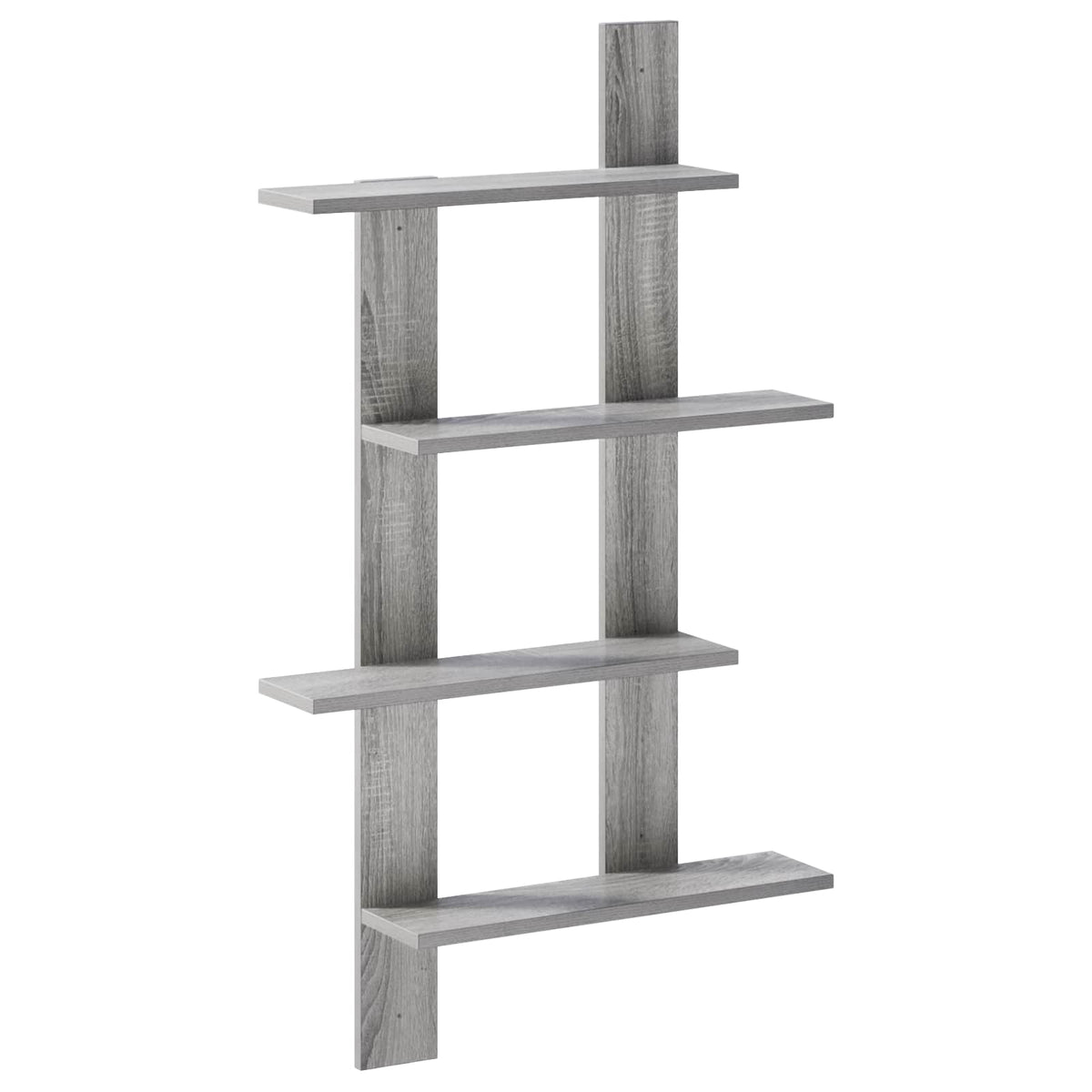 Wandplank Grijs Sonoma 61 x 13,5 x 105 cm Bewerkt hout