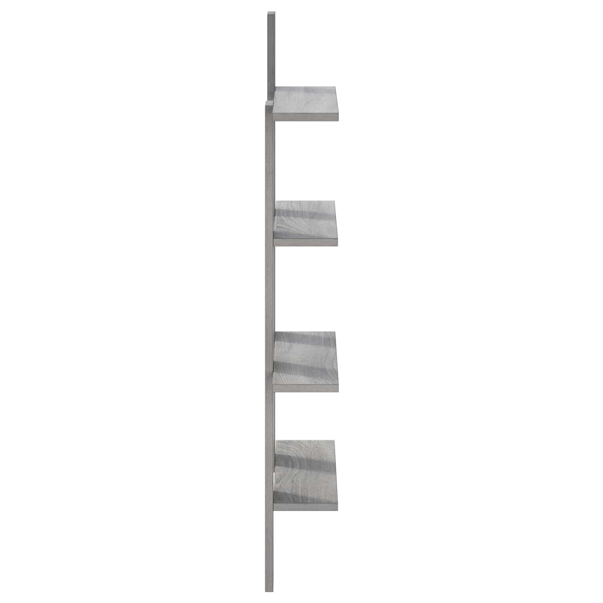 Wandplank Grijs Sonoma 61 x 13,5 x 105 cm Bewerkt hout