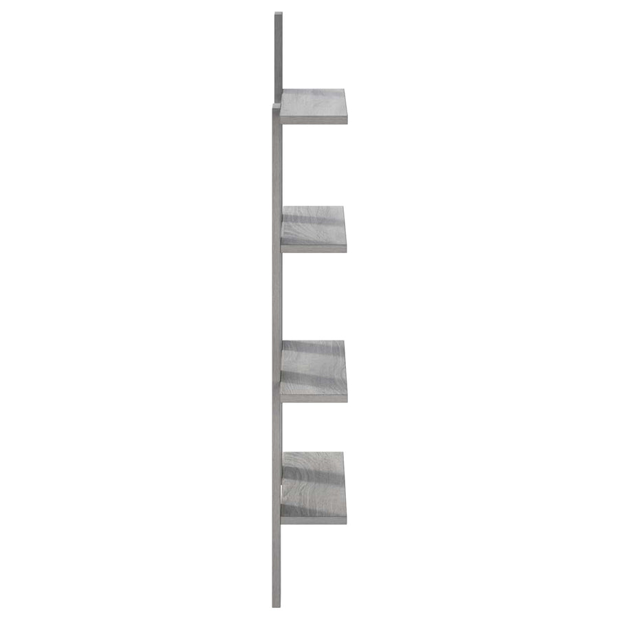 Wandplank Grijs Sonoma 61 x 13,5 x 105 cm Bewerkt hout