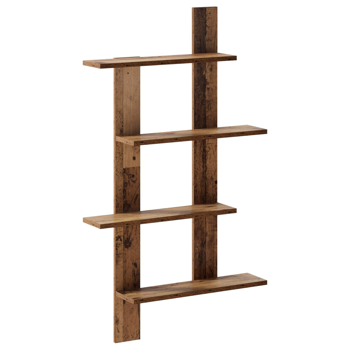 Wandplank Oud hout 61 x 13,5 x 105 cm Bewerkt hout