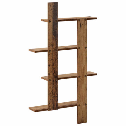 Wandplank Oud hout 61 x 13,5 x 105 cm Bewerkt hout