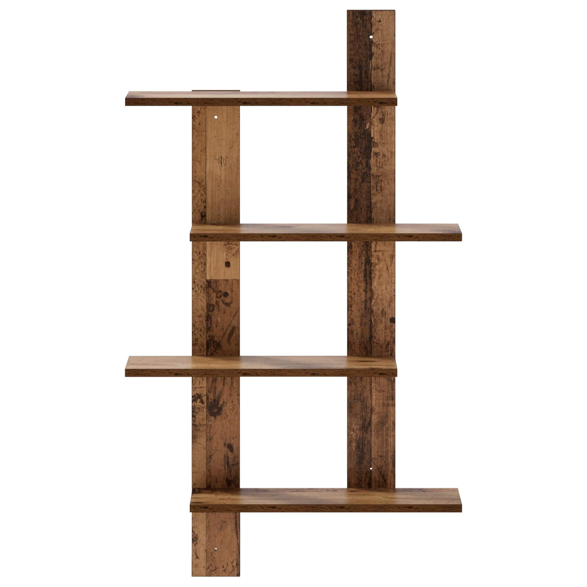 Wandplank Oud hout 61 x 13,5 x 105 cm Bewerkt hout