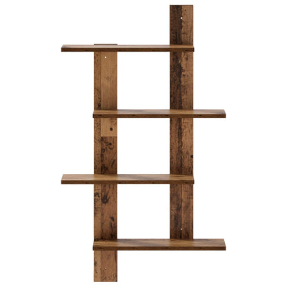 Wandplank Oud hout 61 x 13,5 x 105 cm Bewerkt hout