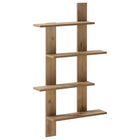 Wandplank bewerkt hout artisanal eiken 61x13,5x105 cm